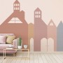 Colorful House Wallpaper Mural