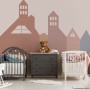 Colorful House Wallpaper Mural