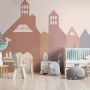 Colorful House Wallpaper Mural