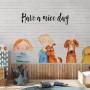 Little Kids and Dogs Wallpaper Mural