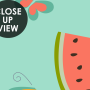 Watercolor Watermelon and Summer Fruits Wallpaper Mural