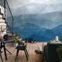 Abstract Geometric Shapes Wallpaper Mural