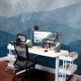 Abstract Geometric Shapes Wallpaper Mural