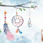 Watercolor Colorful Feather Wallpaper Mural