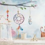 Watercolor Colorful Feather Wallpaper Mural