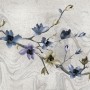 Retro Magnolia Blossom Wallpaper Mural