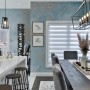 Abstract and Blue Butterfly Wallpaper Mural