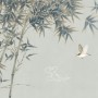 Retro Trees and Birds Wallpaper Mural