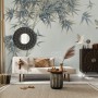Retro Trees and Birds Wallpaper Mural