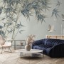 Retro Trees and Birds Wallpaper Mural