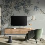 Retro Trees and Birds Wallpaper Mural