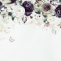 Dark Floral Art Wallpaper Mural