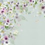 Purple Gray Poppy Flowers Wallpaper Mural