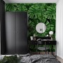Green Tropical Leaves Wallpaper Mural