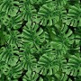 Green Tropical Leaves Wallpaper Mural