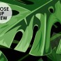 Green Tropical Leaves Wallpaper Mural