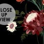 Chinese Red Floral Wallpaper Mural