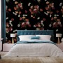 Chinese Red Floral Wallpaper Mural