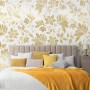 Damask Pattern Floral Art Wallpaper Mural