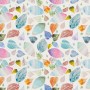 Colorful Leaf Pattern Wallpaper Mural