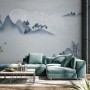 Watercolor Mountain Landscape Wallpaper Mural