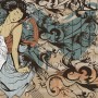 Retro Japanese Artistic Girl Wallpaper Mural