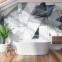 Modern Geometric Triangle Art Wallpaper Mural
