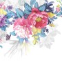 Watercolor Colorful Peony Flowers Wallpaper Mural