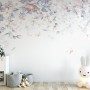 Vintage Floral Art Wallpaper Mural