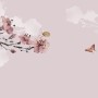Cherry Blossom and Butterflies Wallpaper Mural