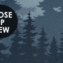 Misty Forest Landscape and Horned Deer Wallpaper Mural