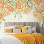 Drawing Art Sunflowers Wallpaper Mural