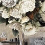 Dark Floral Bouqet Wallpaper Mural