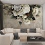 Dark Floral Bouqet Wallpaper Mural