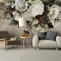 Dark Floral Bouqet Wallpaper Mural