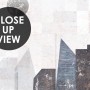 Vintage Geometric City Wallpaper Mural