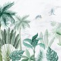 Green Tropical Forest Wallpaper Mural