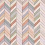 Vintage Chevron Pattern Wallpaper Mural