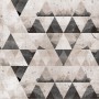 Geometric Dark Trigon Pattern Wallpaper Mural