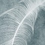 Vintage White Feather Pattern Wallpaper Mural