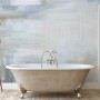 Soft Turquoise Brush Wallpaper Mural