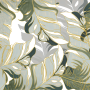 Tropical Fresh Leaf Wallpaper Mural
