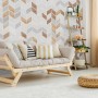 Polygonal Square Geometric Pattern Wallpaper Mural