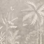 Monochrome Brown Nostalgic Rainforest Wallpaper Mural