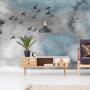 Watercolor Splash Art Wallpaper Mural