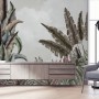 Vintage Tropical Leaf Wallpaper Mural