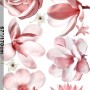 3D Floral Rosegold Daisy Lily Orchid Flower Bouqets Wall Decal Sticker