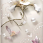 3D Look Florals with Pearls Lux Flowers Wallpaper Mural