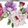 Peony Floral Colorful Bouquet Wall Decal Sticker