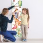Kids Height Chart with Tropical Animals Wall Decal Sticker